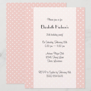 Pink Polka Dots, Polka Dot Pattern, Stippen, Birth Kaart