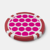 Pink Polka Poker Chip (Enkel)