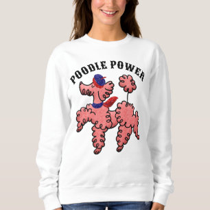 Pink Poodle Power Cute t-shirts sweatshirt