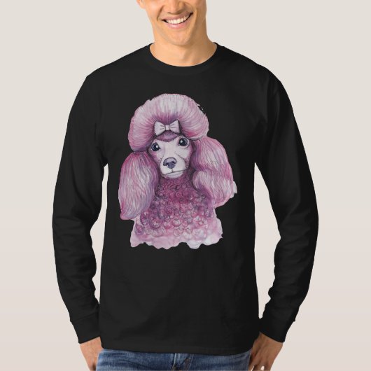Pink Poodle T-shirt (Voorkant)