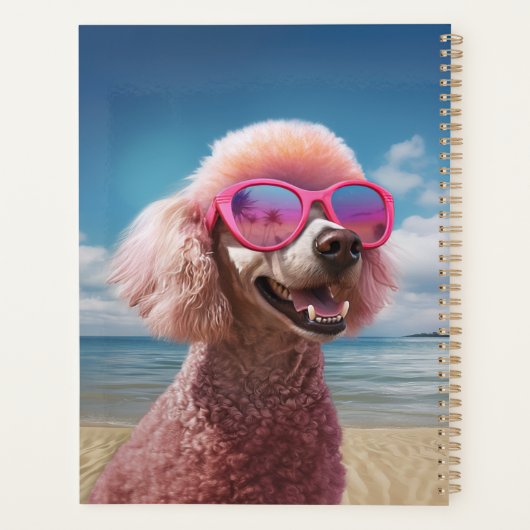 Pink Poodle Tropical Paradise Planner (Dos)