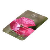 Pink Poppies Dream Poem   Magneet (Linkerzijde)