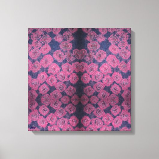 Pink Poppies Stretched Canvas Print (Voorkant)