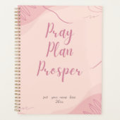 Pink Pray Plan Prosper Faith-Based Daily  (Devant)