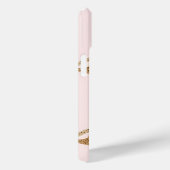 Pink Preppy coque iphone de collage esthétique (Verso / Droite)