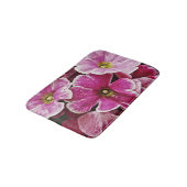 Pink Primrose Flowers Bath Mat Rug (Gekanteld)