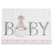 Pink Princess Baby shower Baby Gift Groot Cadeauzakje (Voorkant)