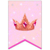 Pink Princess Bannière de Bunch Anniversaire (Premier drapeau)