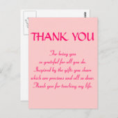 PINK PRINCESS COLLECTIE BRIEFKAART (Voorkant / Achterkant)