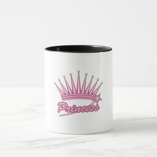 Pink Princess Crown Mok (Midden)