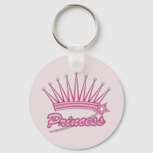 Pink Princess Crows Sleutelhanger