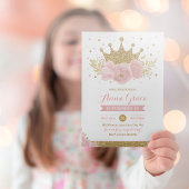 Pink Princess Fairytale Invitation du Parti de la 
