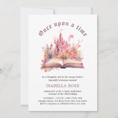 Pink Princess Invitation d'anniversaire (Devant)