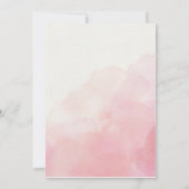 Pink Princess Invitation de fête d'anniversaire (Dos)