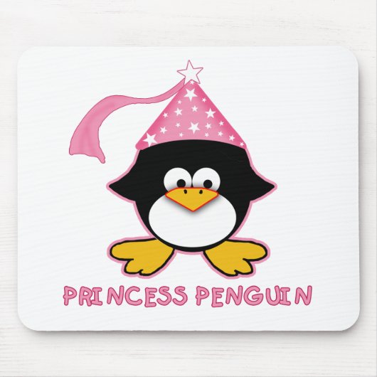 Pink Princess Penguin Muismat (Voorkant)