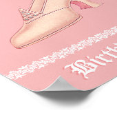 Pink Princess Slipper Poster (Hoek)