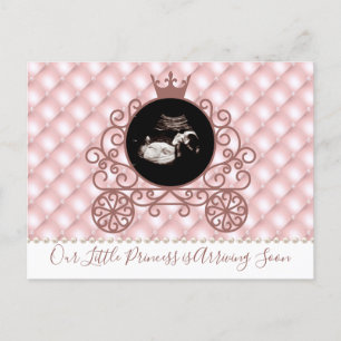 Pink Princess Sonogram Zwangerschap Aankondiging