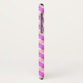 Pink Pset Patroon, aangepaste naam telefoongevalle Case-Mate iPhone Case (Achterkant/links)