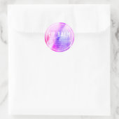 Pink Purple Aquarelle Lip Balm Pot Étiquettes (Sac)