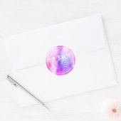 Pink Purple Aquarelle Lip Balm Pot Étiquettes (Enveloppe)