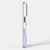 Pink Purple Blue Abstract Personalized Name Case-Mate iPhone Case (Achterkant / Rechts)