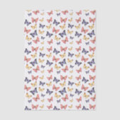 Pink Purple Butterflies Tissuepapier (Voorkant)