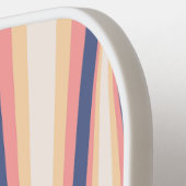 Pink& Purple Chevron Pattern Custom Name Pickleball Paddle (Links Detail)