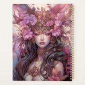 Pink Purple Fairy Queen Imaginaire Art Planner (Dos)