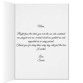 Pink Purple Gray Floral Mothers Day Card (Intérieur (Droit))