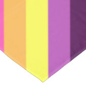 Pink Purple Retro Stripes Petite Nappe (Angle)
