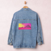 Pink Pyramids for Men T-Shirt Denim Jacket (Hangar)