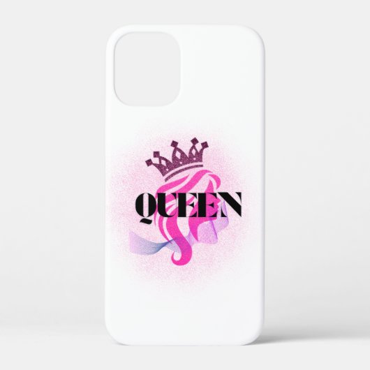 Pink Queen Crown Design – Confident Feminine Power Case-Mate iPhone Case (Achterkant)