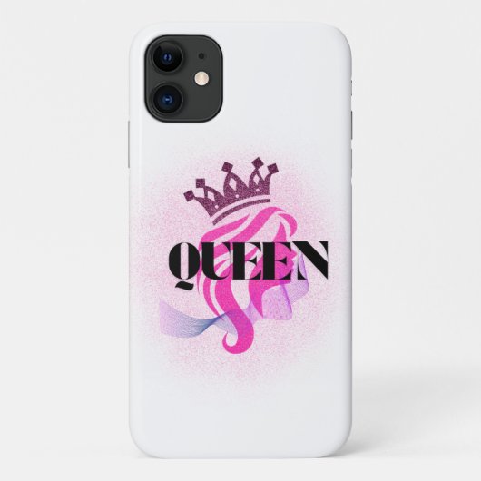 Pink Queen Crown Design – Confident Feminine Power Case-Mate iPhone Case (Achterkant)