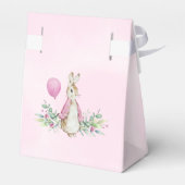 Pink Rabbit Baby shower Dank u Bedankdoosjes (Achterkant)