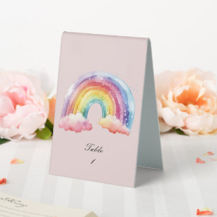 PINK RAINBOW ANNIVERSAIRE SIGNE DU TABLEAU DES PAR