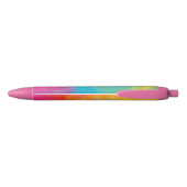 Pink Rainbow Custom Name Pen (Achterkant)