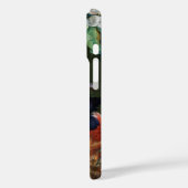 PINK RED ANEMONES WHITE FLOWERS, BUTTERFLY Floral Case-Mate iPhone Case (Achterkant / Links)