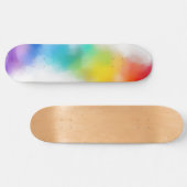 Pink Red Blue Green Yellow Custom Blank Template Skateboard (Horizontaal)