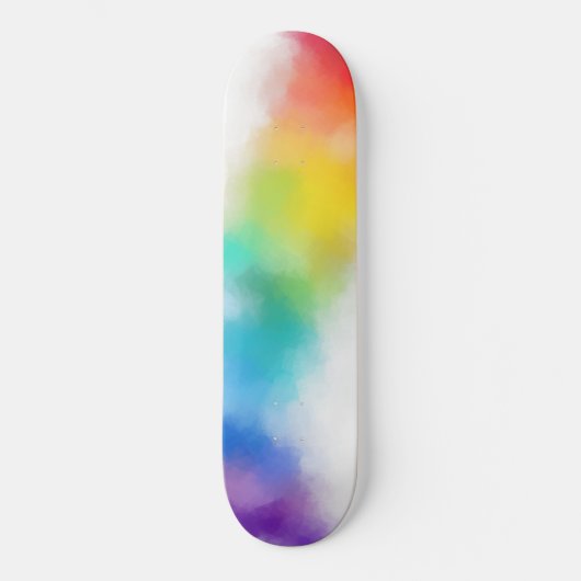 Pink Red Blue Green Yellow Custom Blank Template Skateboard (Voorkant)