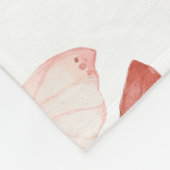 Pink Red Butterflies Fleece Deken (Hoek)