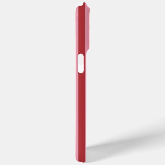 Pink & Red | Chic Stripes Monogram Case-Mate iPhone Case (Achterkant / Rechts)