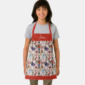 Pink & Red Christmas Nutcracker Ballet Kids Schort (Insitu)