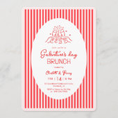 Pink Red Galentine's Party Invitation (Devant)