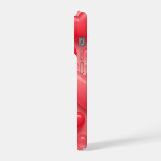 Pink & Red Hearts Bubble Pattern (Côté gauche)