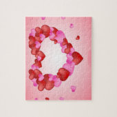 Pink Red Hearts Puzzle (Vertical)