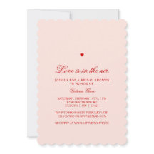 Pink & Red Love is in the Air Bridal Shower