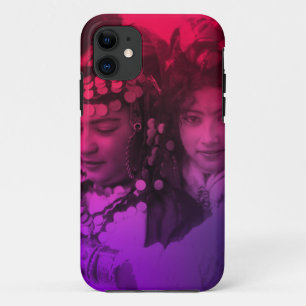 Pink Red Maghreb Ouled Naïl Berber Girl Vrouw Cas iPhone 11 Hoesje