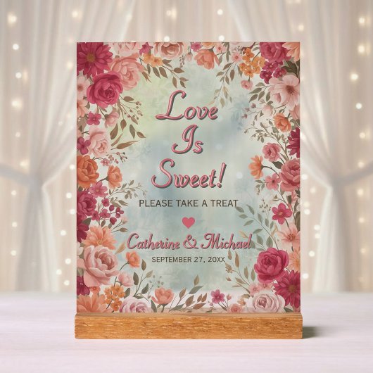 Pink & Red Romantic Spring Wedding Favors