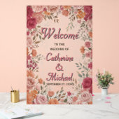 Pink & Red Romantic Spring Wedding Welcome (Mariage)