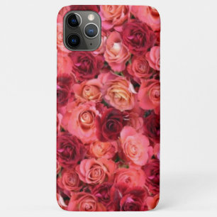 PINK RED ROSE FIELD, Floral iPhone 11 Pro Max Hoesje